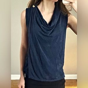 Cowl Neck Layered Tank